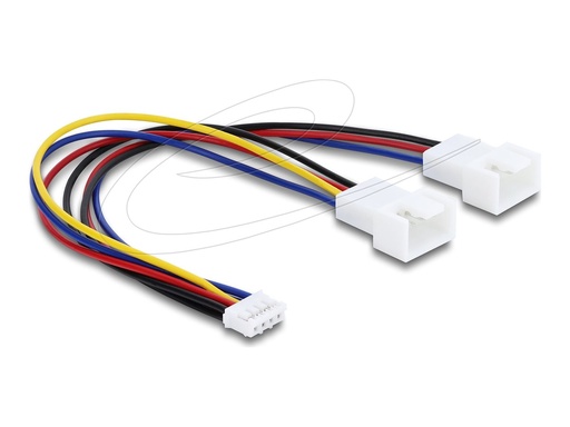 [91364] Delock Netzkabel für Lüfter - JST-PH (W) zu 4-polig PWM (M)