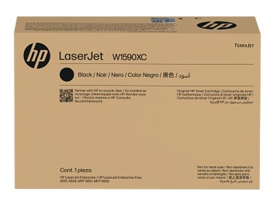[W1590XC] HP 159X - Hohe Ergiebigkeit - Schwarz - original - LaserJet - Box - Tonerpatrone (W1590X)