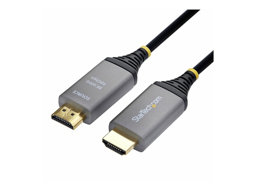 [8K-A-20M-HDMI-CABLE] StarTech.com Startech - Ultra High Speed - HDMI-Kabel - HDMI männlich zu HDMI männlich - 20 m - Hybrid Kupfer/Kohlefaser - Schwarz - Active Optical Cable (AOC)