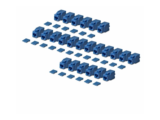 [C6KEYTL180BL24PK] StarTech.com Cat6 Keystone Jack 24-Pack 180-Deg - Netzwerk - CAT 6
