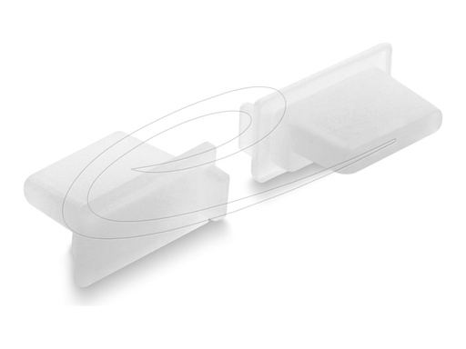 [87492] Delock Staubschutz für USB Typ-A Buchse 10 Stück Silikon transparent