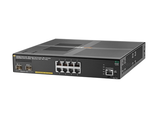 [JL692A#B2C] HPE Aruba 2930F 8G PoE+ 2SFP+ TAA - Switch - L3 - managed - 8 x 10/100/1000 (PoE+)