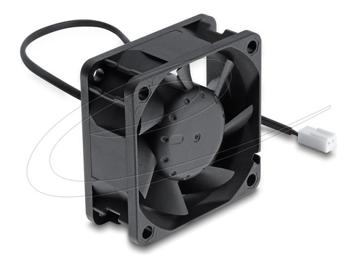 [67445] Delock Gehäuselüfter - axial - 60 mm - Schwarz