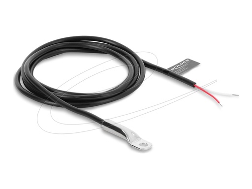 [91810] Delock Temperature sensor cable - M4 ring terminal zu ohne Stecker
