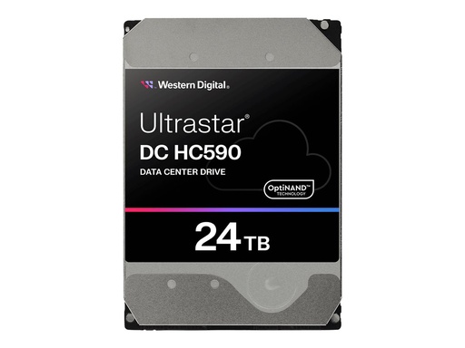 [0F65684] WD Ultrastar DC HC590 - Festplatte - Rechenzentrum - 24 TB - intern - 3.5" (8.9 cm)