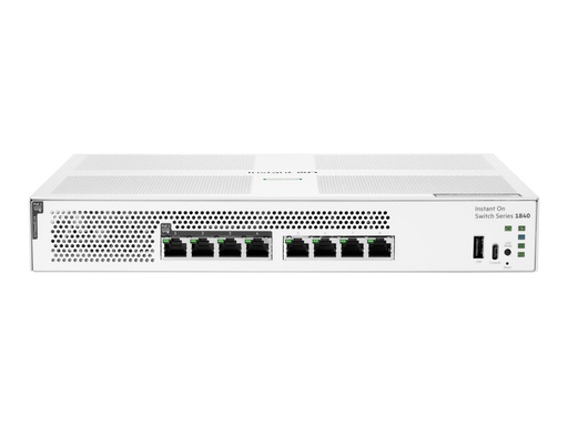 [S5E25A#ABB] HPE Networking Instant On 1840 - Switch - managed - 7 x 10/100/1000 + 1 x 10/100/1000 (PoE)