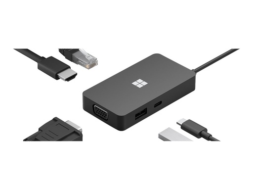 [1E4-00003] Microsoft USB-C Travel Hub - Dockingstation