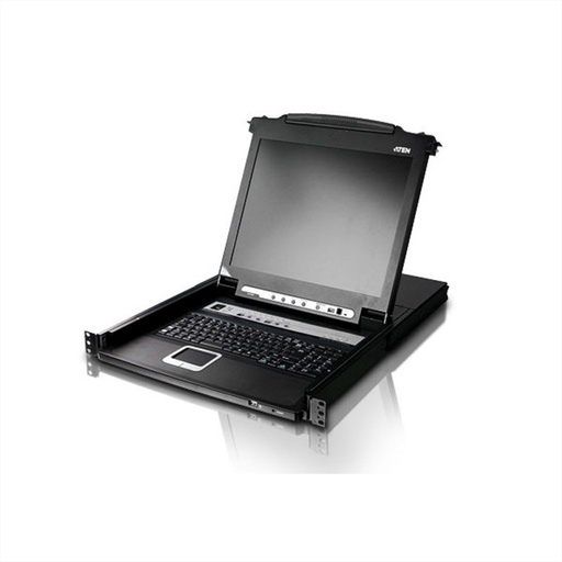 [CL5708M-ATA-SWG] ATEN CL5708M CH LCD KVM Sw USB-PS/2 VGA - KVM-Umschalter - KVM-Umschalter - 8-Port
