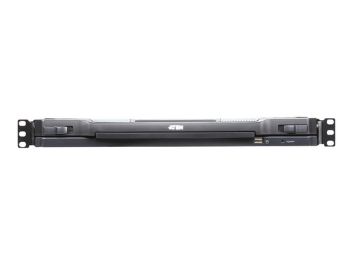 [CL5708IM-ATA-FG] ATEN Slideaway CL5708IM - KVM-Konsole mit KVM-Switch - 8 Anschlüsse - PS/2, USB - Französisch - 43.2 cm (17")