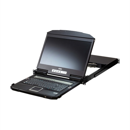 [CL3884NW-ATA-EG] ATEN CL3884NW GB 4-Port MV LCD KVM Sw Multi-View Dual Rail WideSceen - Kabel