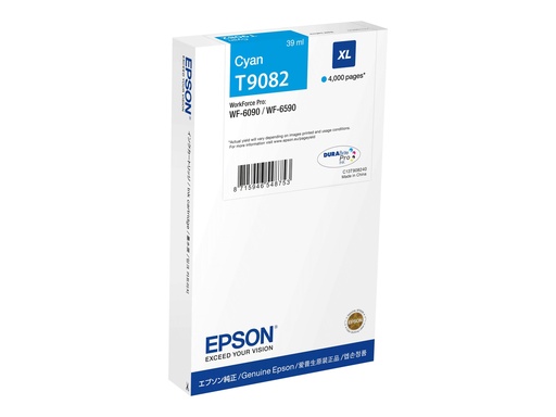 [C13T908240] Epson T9082 - 39 ml - Größe XL - Cyan - original