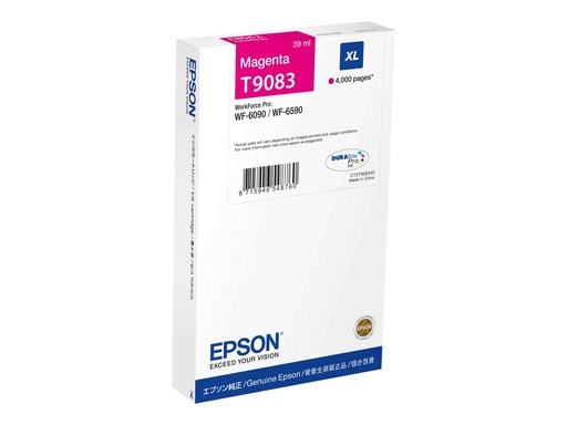 [C13T908340] Epson T9083 - 39 ml - Größe XL - Magenta - original