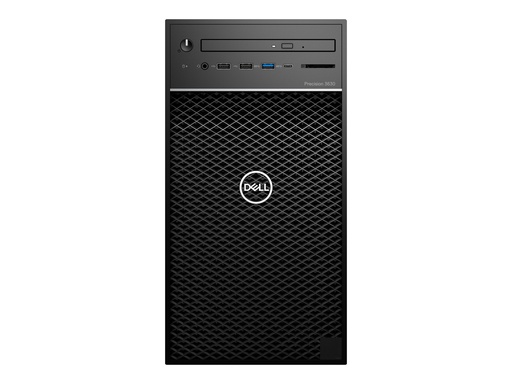 [R1NT2] Dell Precision 3630 Tower - MT - 1 x Core i5 9500 / 3 GHz - vPro - RAM 8 GB - HDD 1 TB - DVD-Writer - UHD Graphics 630 - 1GbE - Win 10 Pro 64-Bit - Monitor: keiner - Schwarz - BTP - mit 1 Year Basic Onsite (IE, UK - 3 Years)