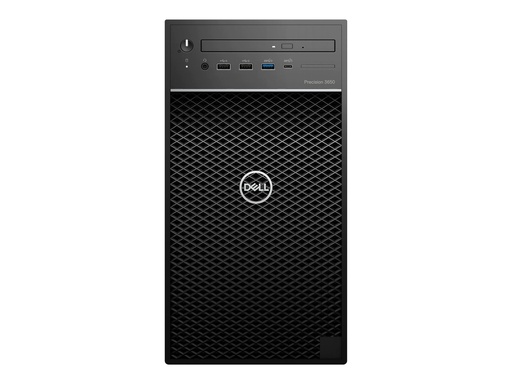 [X2JJF] Dell Precision 3650 Tower - MT - 1 x Core i9 10900K / 3.7 GHz - vPro - RAM 16 GB - SSD 512 GB - DVD-Writer - UHD Graphics 630 - 1GbE - Win 10 Pro 64-Bit - Monitor: keiner - Schwarz - BTP - mit 1 Year Basic Onsite (CH, IE, UK - 3 Years)