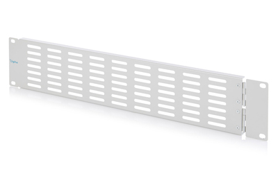 [DN-97694] DIGITUS Blindabdeckung mit Lüftungsgitter und Scharnier für 482,6 mm (19")-Schränke