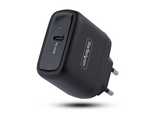 [1065EB-WALL-CHARGER] StarTech.com Startech - Netzteil - Kompakt, GaN - 65 watt - 5 A - PD 3.0, PD/PPS (USB-C)