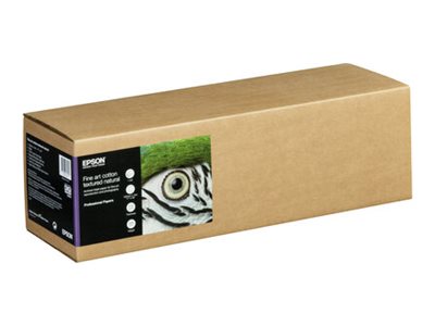 [C13S450277NQ] Epson Fine Art II - Baumwolle - strukturiert matt - 515 Mikron - Natural White - Rolle (43,2 cm x 15 m)