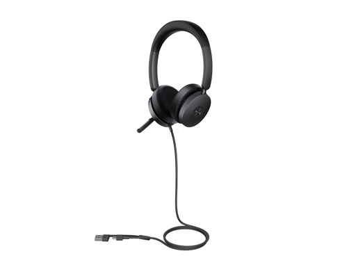 [UH48 DUAL UC USB-C/A] Yealink UH48 Dual - Headset - On-Ear - kabelgebunden