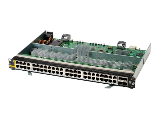 [R0X41CR] HPE Aruba 6400 48-port HPE Smart Rate 1/2.5/5GbE Class 6 PoE and 4-port SFP56 v2 Module - Switch - L3 - 48 x 1/2.5G/5G (PoE)
