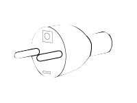 [CBL-PWR-C15M-HITEMP-EU] Juniper Stromkabel - IEC 60320 C15 zu power CEE 7/7 - Wechselstrom 250 V - 10 A - Europa (ohne Italien, Schweiz und Vereinigtes Königreich)