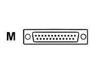 [CAB-472] Datalogic Kabel seriell - DB-25 (M) - 3 m