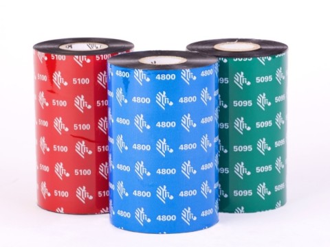 [04800BK15645] Zebra 4800 Resin - 12er-Pack - Schwarz - 156