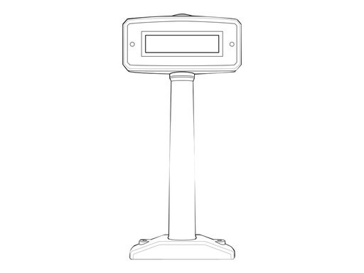[MX201-SI00WW] Zebra Barcodescanner-Ferndisplay - für Zebra