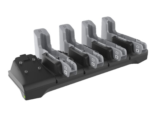 [CRD-ET4X-4S8I1-01] Zebra 4-slot Charge-only ShareCradle - Tisch-Ladeschale