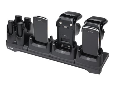 [CRD3S4T-RFD40-EC5X-COM-1R] Zebra Multi-slot Charge/Communication Only Cradles - Docking Cradle (Anschlußstand)