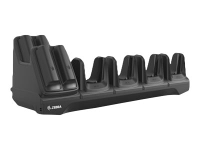 [CRD-MC2X-4SC4BC-01] Zebra 4-Slot Terminal Charger with 4-Slot Battery