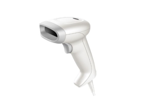 [1350G2D-1USB-1-R] HONEYWELL Voyager 1350g 2D, Multi-IF, weiß, USB-Kit, Standfuß - Handscanner - 2D