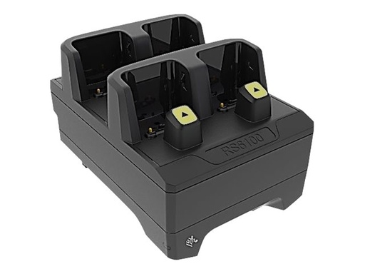 [CRD-RS61-4SCHG-01] Zebra 4-Slot Ring Scanner Cradle - Handgerät-/Barcodescanner-Ladeschale