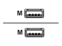 [90A052285] Datalogic USB-Kabel - USB (M) zu USB (M) - 2.4 m