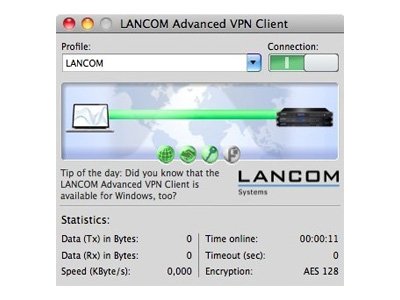 [61600] Lancom Advanced VPN Client - Software - Firewall/Security - Englisch, Deutsch - Retail Nur Lizenz Vollversion
