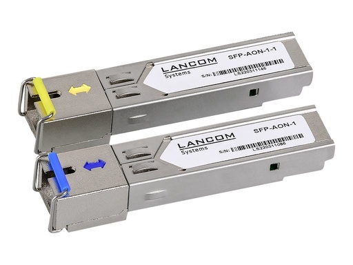 [60201] Lancom SFP-BiDi1550-SC1 - SFP (Mini-GBIC)-Transceiver-Modul - 1GbE - 1000Base-BX20 - SC/UPC Einzelmodus - bis zu 20 km - 1310 nm / 1550 nm (Packung mit 2)