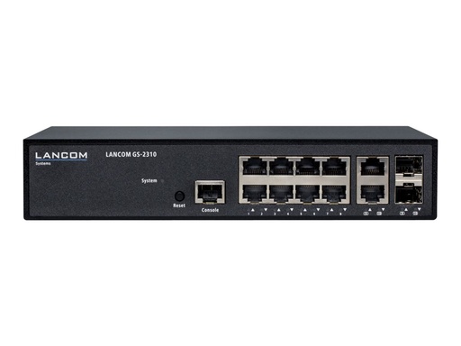 [61492] Lancom GS-2310 - Switch - managed - 8 x 10/100/1000 + 2 x Kombi-Gigabit-SFP