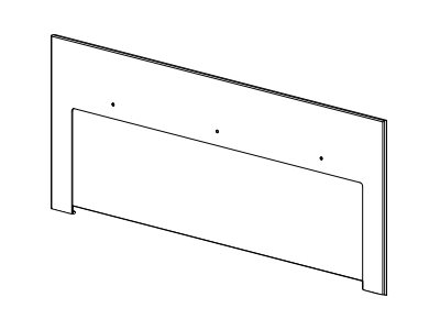 [FS-WI-1004-U] APC HyperPod Window - Rack-Bürstenleiste