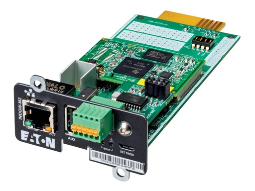 [INDGW-M2] Eaton Cybersecure Gigabit Industrial Gateway Card for UPS and PDU, UL 2900-1 and IEC 62443-4-2 Certified