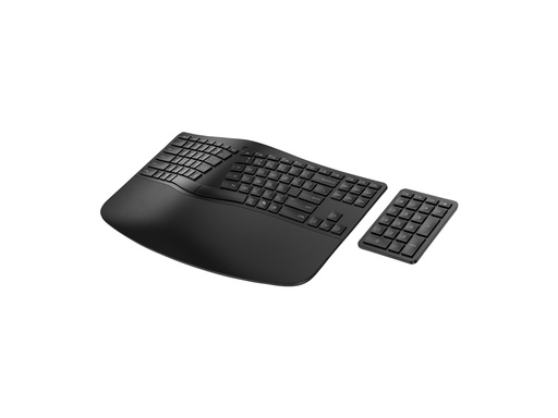 [7E755AA#ABD] HP 960 - Tastatur-und-Tastenfeld-Set - kompakte Größe, 2-Zonen-Layout, separater Ziffernblock, kurzer Tastenhub, Multi-Device