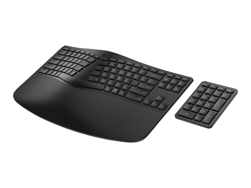 [7E755AA#ABD] HP 960 - Tastatur-und-Tastenfeld-Set - kompakte Größe, 2-Zonen-Layout, separater Ziffernblock, kurzer Tastenhub, Multi-Device