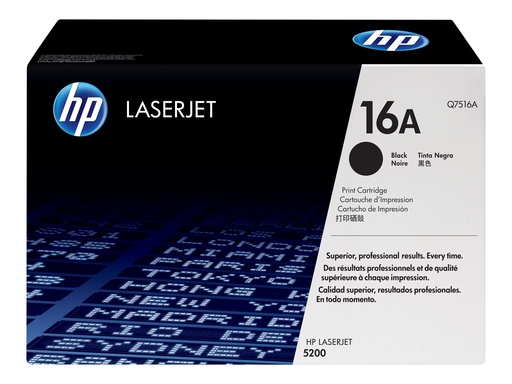 [Q7516A] HP 16A - Schwarz - Original - LaserJet - Tonerpatrone (Q7516A)