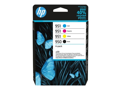 [6ZC65AE#301] HP 950/951 - 4er-Pack - Schwarz, Gelb, Cyan, Magenta