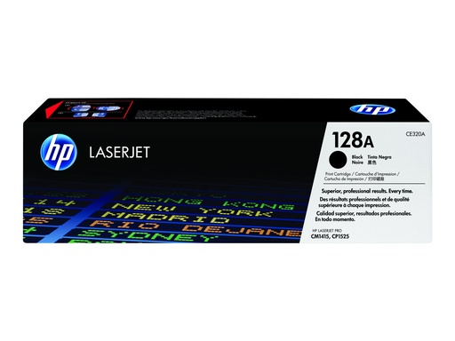 [CE320A] HP 128A - Schwarz - Original - LaserJet - Tonerpatrone (CE320A)