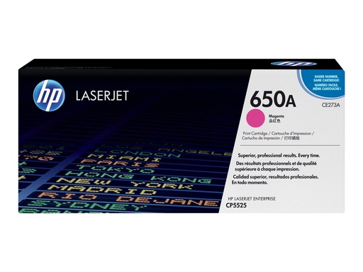 [CE273A] HP 650A - Magenta - Original - LaserJet - Tonerpatrone (CE273A)