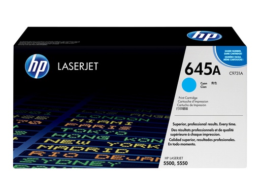 [C9731A] HP 645A - Cyan - original - LaserJet - Tonerpatrone (C9731A)