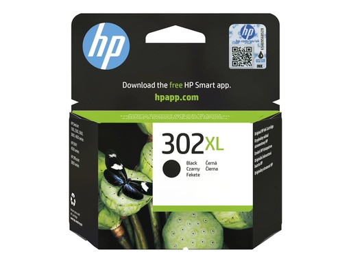 [F6U68AE] HP 302XL - 8.5 ml - Hohe Ergiebigkeit - Schwarz