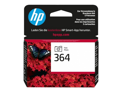 [CB317EE#BA1] HP 364 - 3 ml - Photo schwarz - original - Tintenpatrone (Foto)