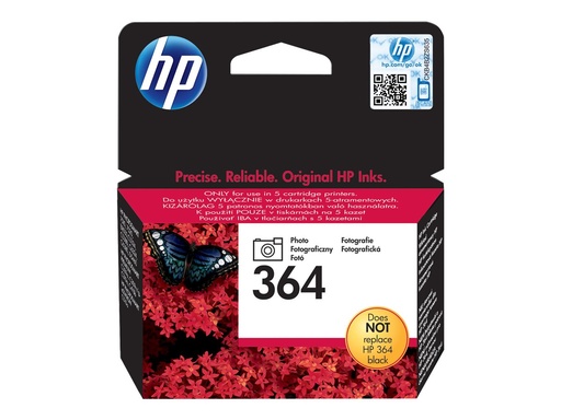 [CB317EE#ABE] HP 364 - 3 ml - Photo schwarz - original - Tintenpatrone (Foto)