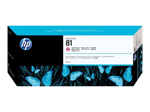 [C4935A] HP 81 - 680 ml - hellmagentafarben - original