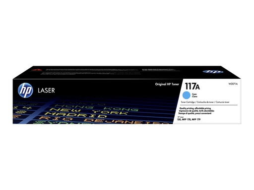 [W2071A] HP 117A - Cyan - Original - Tonerpatrone (W2071A)